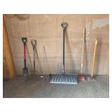 Assorted Yard and Garden Hand Tools Lot