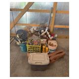 Assorted Hardware, Building Materials, and Workshop Supplies Lot