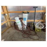 Garden Hoses, Sprinkler, and Vacuum