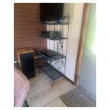 Wrought Iron Multi-Tier Media Stand