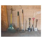 Assorted Yard and Garden Hand Tools Lot