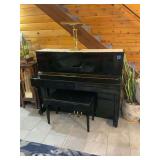 UP118M Upright Piano with Bench Serial Number 721537