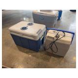 Lot of Two 12V Thermoelectric Coolers Including Coleman and K-Box Models