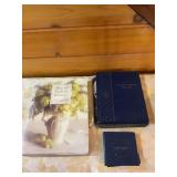 Assorted Collectibles Including Indian Cents Coin Folder, Bicentennial Coin Set, and Junior League Cookbook