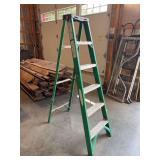 Werner Green Fiberglass Step Ladder
