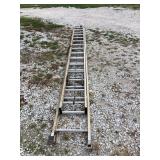 Extension Ladder Fiberglass with Aluminum Rungs and Pulley System