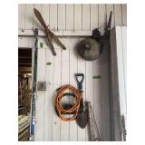 Assorted Yard and Garden Tools, Hardware, and Scrap Metal Lot