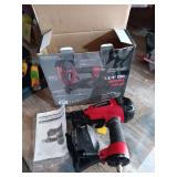 Tool Shop 1-3/4 Inch Coil Roofing Nailer with Original Box and Manual