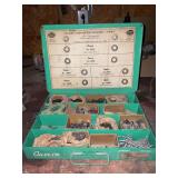 Au-ve-co No. 6164 Push Nut Bolt Retainer Fix-Kit with Metal Storage Box and Assorted Fasteners