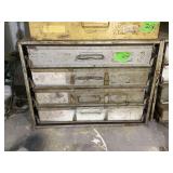 Industrial Four-Drawer Metal Parts Cabinet