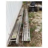 Lot of Two Aluminum Scaffolding Planks