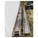 Lot of Two Aluminum Scaffold Planks