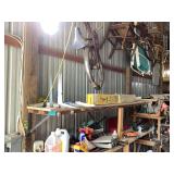 Tool Shop Single Head Roller Stand and Assorted Metal Shelf Brackets