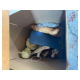 Assorted Box of Collectible Dolls and Decorative Items