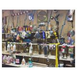 Assorted Automotive Fluids, Cleaners, and Hardware Lot