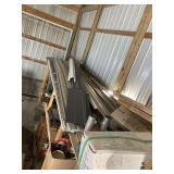 Lot of Building Materials Including Ducting, Siding, and Insulation Rolls