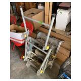 Portable Electric Table Saw with Folding Rolling Stand