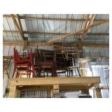 Assorted Wooden Chairs and High Chairs Lot
