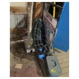 Carter Construction Metal Advertising Sign with H-Stand and Accessories