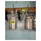 Sanborn Pneumatic Paint Spray Gun with Aluminum Cup
