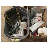 Lot of Miscellaneous Household Goods, Decor, and Totes