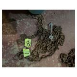 Heavy Duty Link Chain with Threaded Rod Fastener
