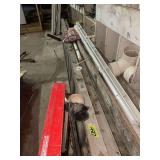 Extension Ladder Lot with Assorted Building Materials and Hardware