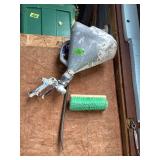 Hopper Gun and Cleaning Brush Lot