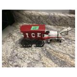 Cast Iron Horse Drawn Ice Delivery Wagon Toy