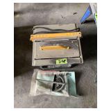 QEP 7-Inch Wet Tile Saw with Owner Manual and Accessories