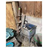 Industrial Cart with Auger and Cords