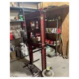Red Floor-Standing Hydraulic Shop Press