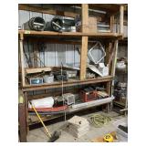 Shop Contents Lot with Tools, Hardware, and Ductwork
