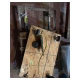 Industrial Metal Framing and Wooden Dolly Cart with Casters