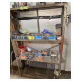 Assorted Hardware and Shelving Contents Lot Shelf 352