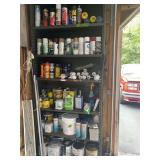 Assorted Lot of Paints, Sealants, and Workshop Supplies