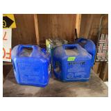 Assorted Plastic Kerosene and Fuel Containers Lot of Four