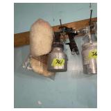 Sanborn Spray Gun and Buffing Pads Lot