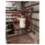 National Tool Corp Model H-4000 Hydraulic Shop Crane Engine Hoist