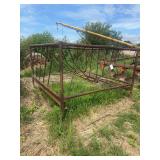 Hay Feeder Made Out of Sucker Rod