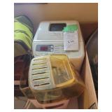 Toastmaster Bread Box Bread Maker and Presto PopCornNow Continuous Corn Popper