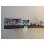 Revell 1:25 Scale Robert Espinosa 58 Chevy Impala Die Cast Car and Ertl I.H. Farmall 300 Die Cast Metal Replica Tractor