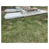 224’ of white Vinyl Fencing
