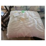 Quilted Bedding with Floral Rose Motif