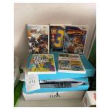 Nintendo Wii Console with Original Box, Cords, Controllers, and Five Games