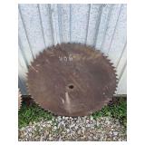 Large Circular Saw Blade with Center Arbor Hole