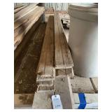 Reclaimed Wood Planks and Hollow Box Beams