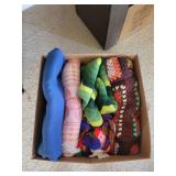Assorted Handcrafted Crochet Blankets and Textiles Box