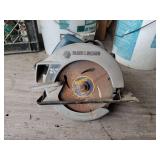 Black and Decker 2 2/3 HP Circular Saw with Irwin Marathon Blade