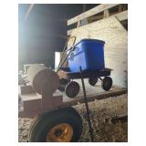 Metal Wagon with Plastic Storage Bin